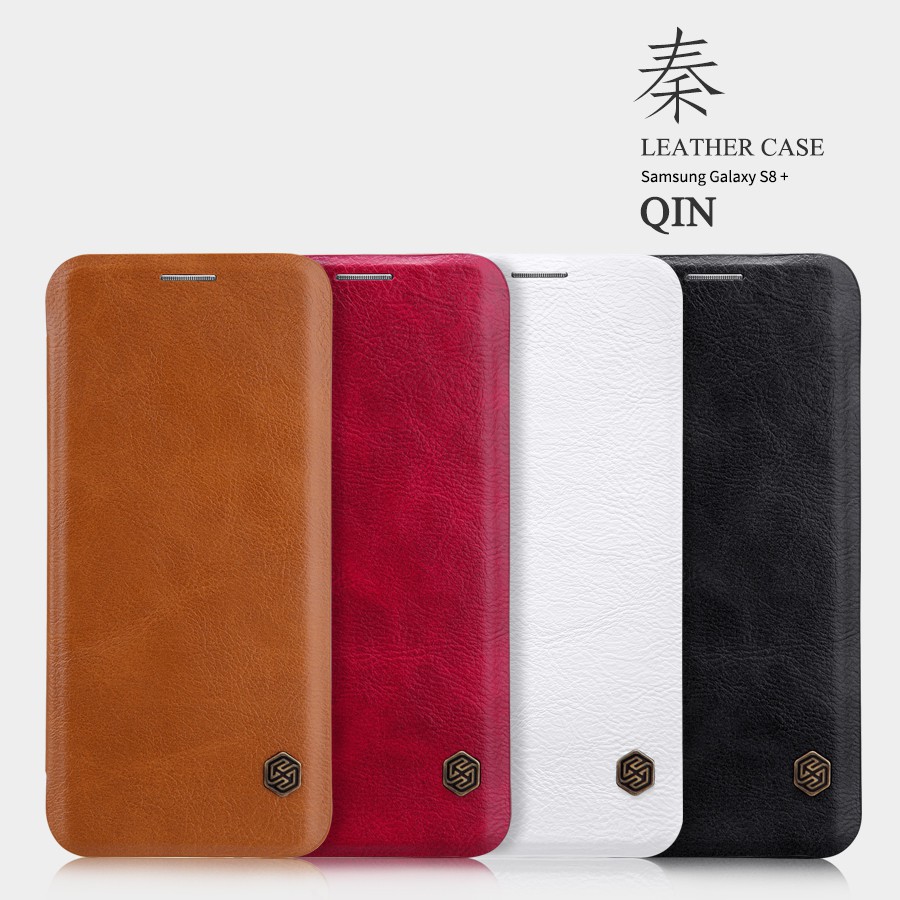 SAMSUNG Galaxy S8 + Plus Flip Leather Cover NILLKIN QIN Hard Case