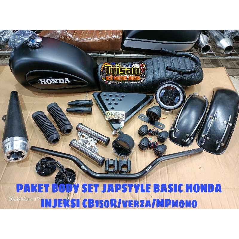 paket body japstyle basic honda injeksi verza/cb150r/megapro mono