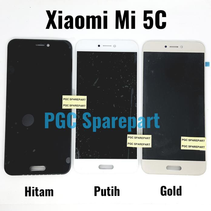 Original Oem Lcd Touchscreen Fullset Xiaomi Mi5C Mi 5C - Putih F2B4