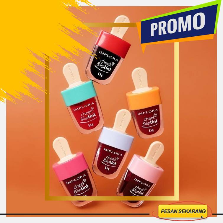 Promo Implora Check & Liptint / Liptint Implora / Lip Tint Implora / Implora Lip Tint / Implora Lipt