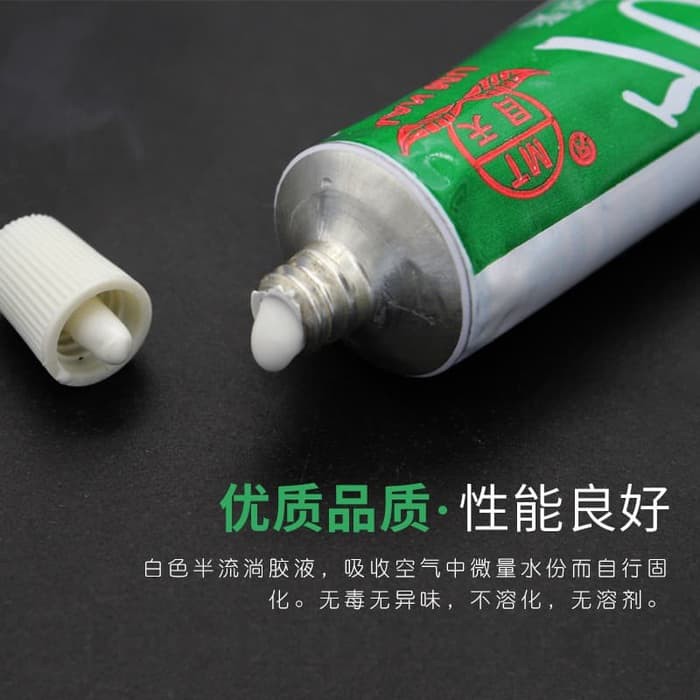 

Lem tian mu tianmu Thermal Glue Plus Sealant Tian Mu 704 Putih hitam abu abu White black grey