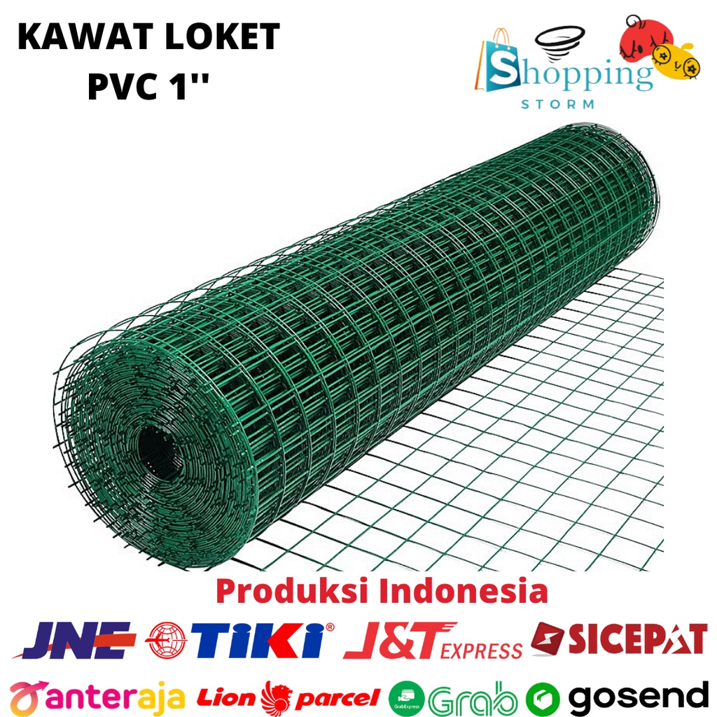 Kawat Ayam Loket PVC Kawat Hijau Kawat Ayakan Ram Kawat Kandang