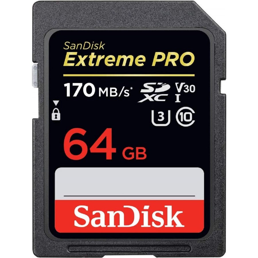 SanDisk Extreme Pro SDXC UHS-I SD Card 64GB UP to 200mbps - Garansi Resmi