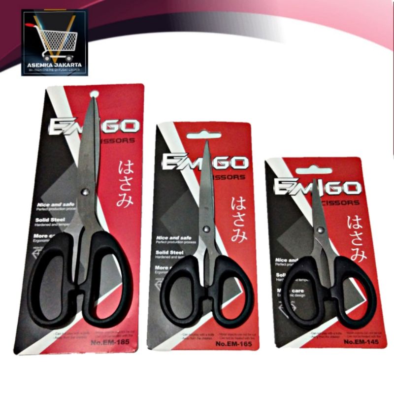 

[AJ] Gunting kertas Emigo (6pcs) BESAR sedang kecil
