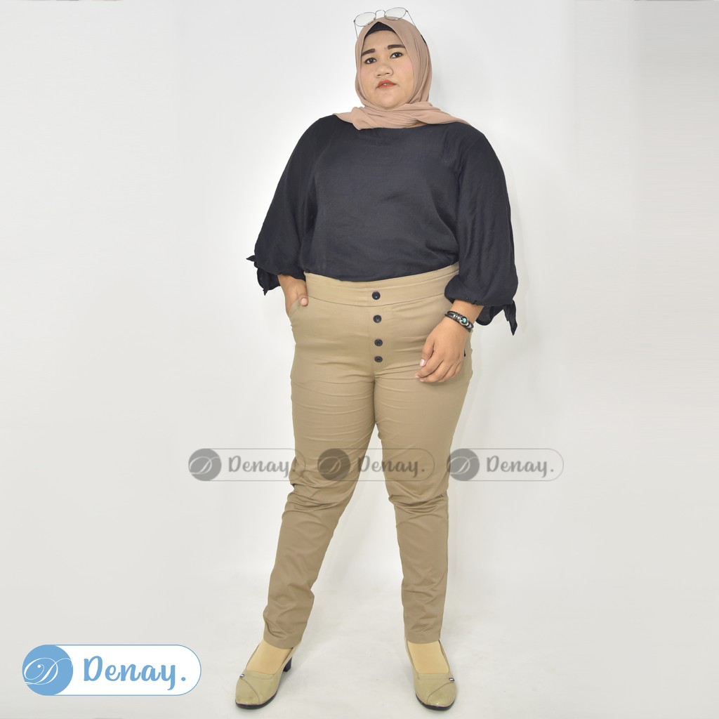 JUMBO ELLA PANTS  Celana Panjang Wanita katun mode baggy  