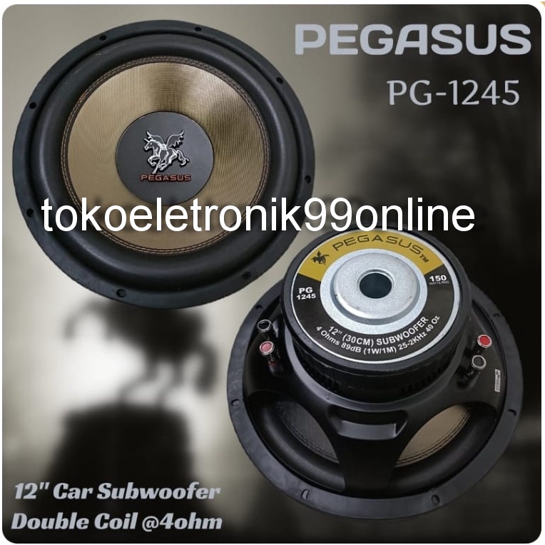 SUBWOOFER PEGASUS PG-1245 DC (12 INCH)