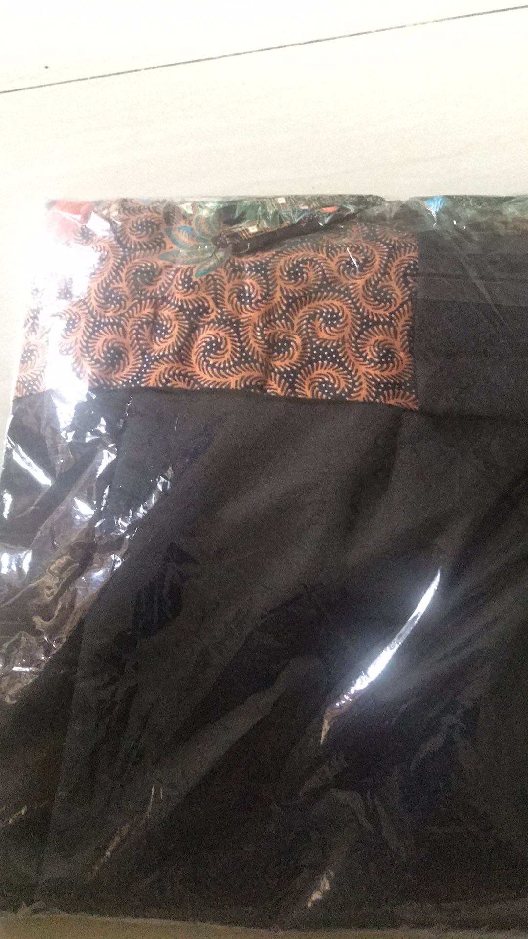 Tey-17 Batik Wanita Asj Sa Hrb026 Kenongo Kemeja Tosca Pendek