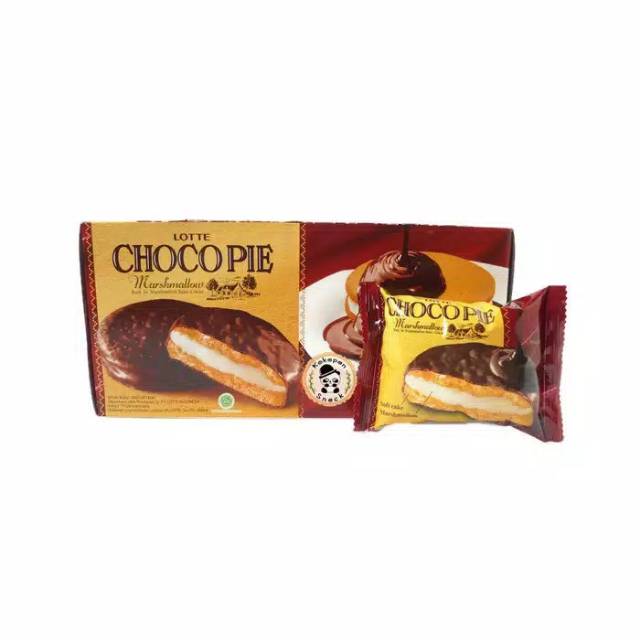 

Lotte Choco Pie Box (Isi 12pcs @28gr) Marshmallow