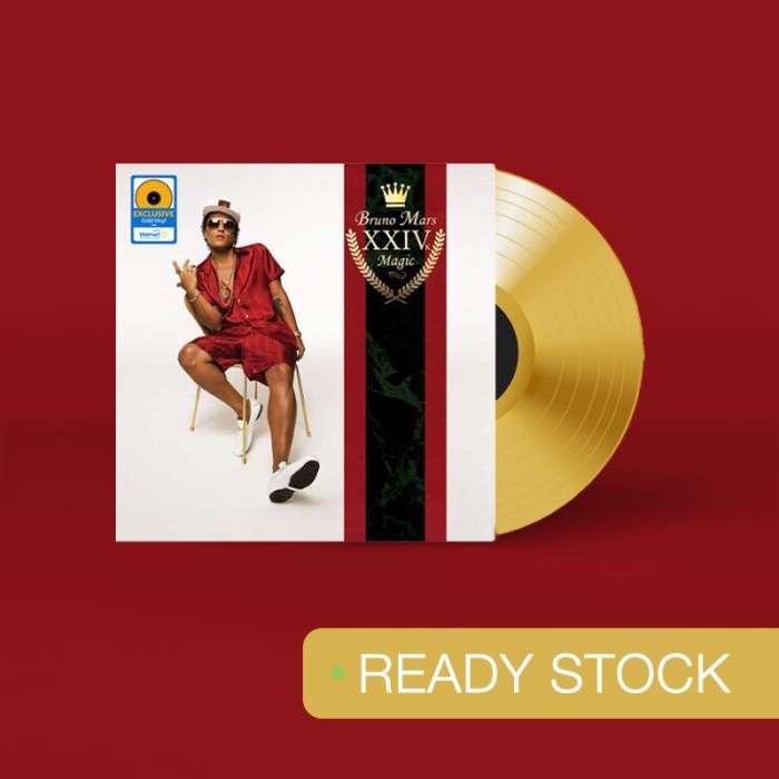 BRUNO MARS 24K MAGIC GOLD VINYL WALMART