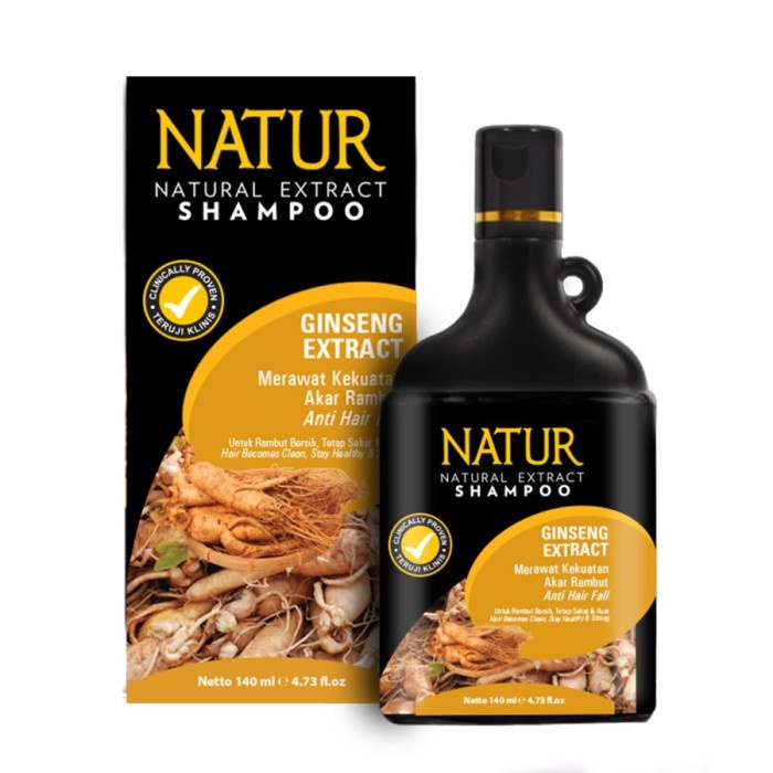 Natur Shampoo Extract Gingseng 140/270ml