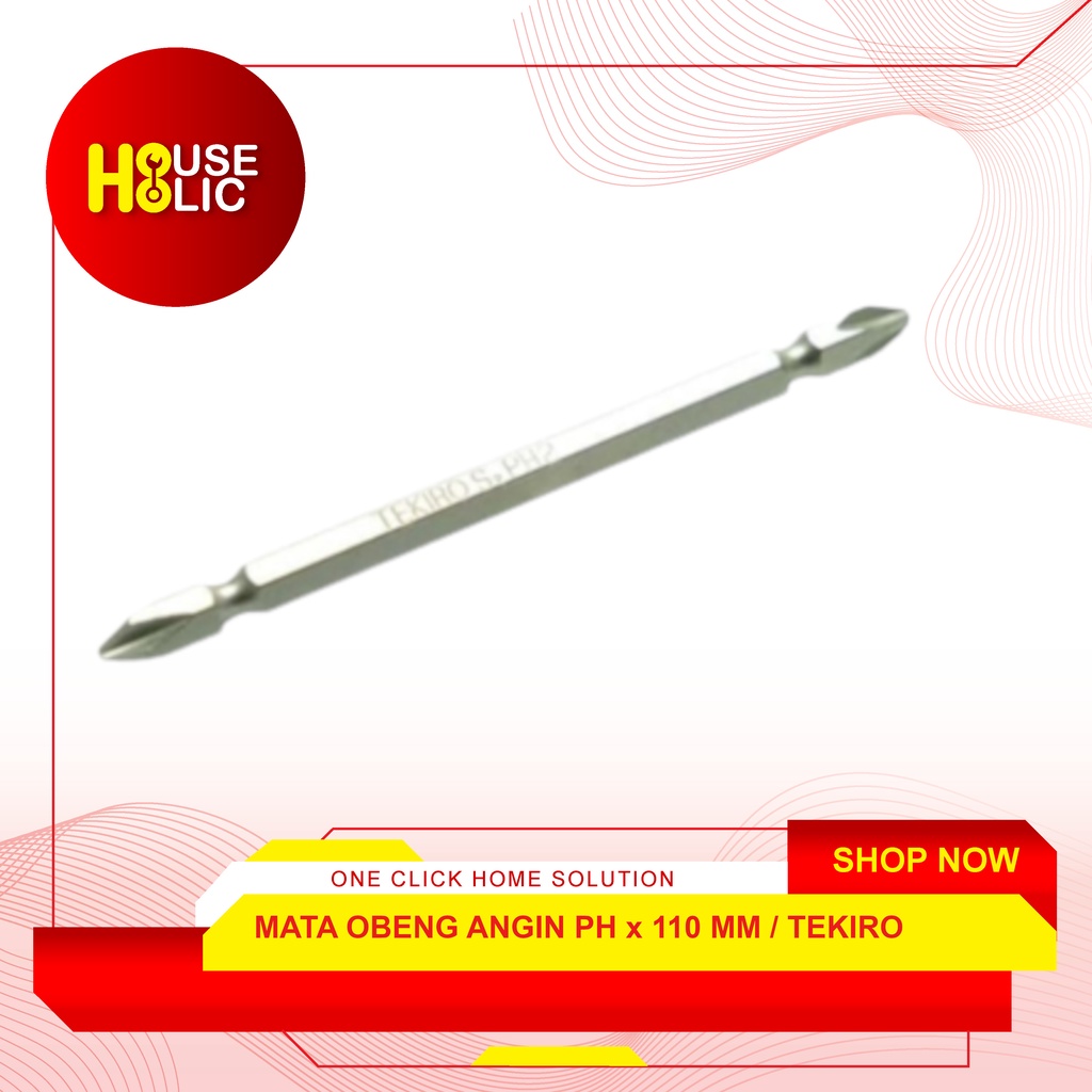 TEKIRO Mata Obeng Angin PH2 x 110 mm / Mata Bor Obeng Magnet 110mm