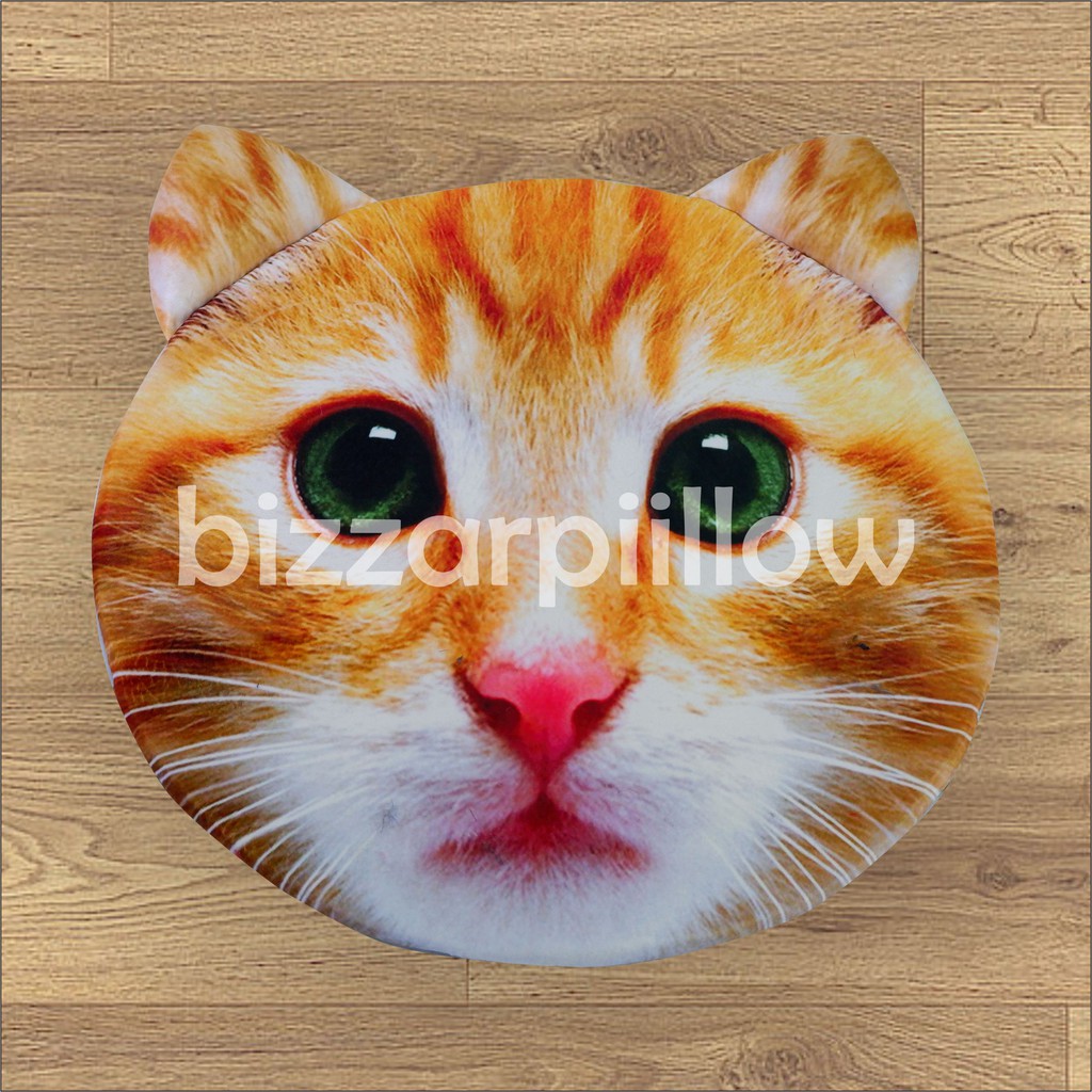 Bizzarpillow Karpet Bulat Motif Kucing BZ296