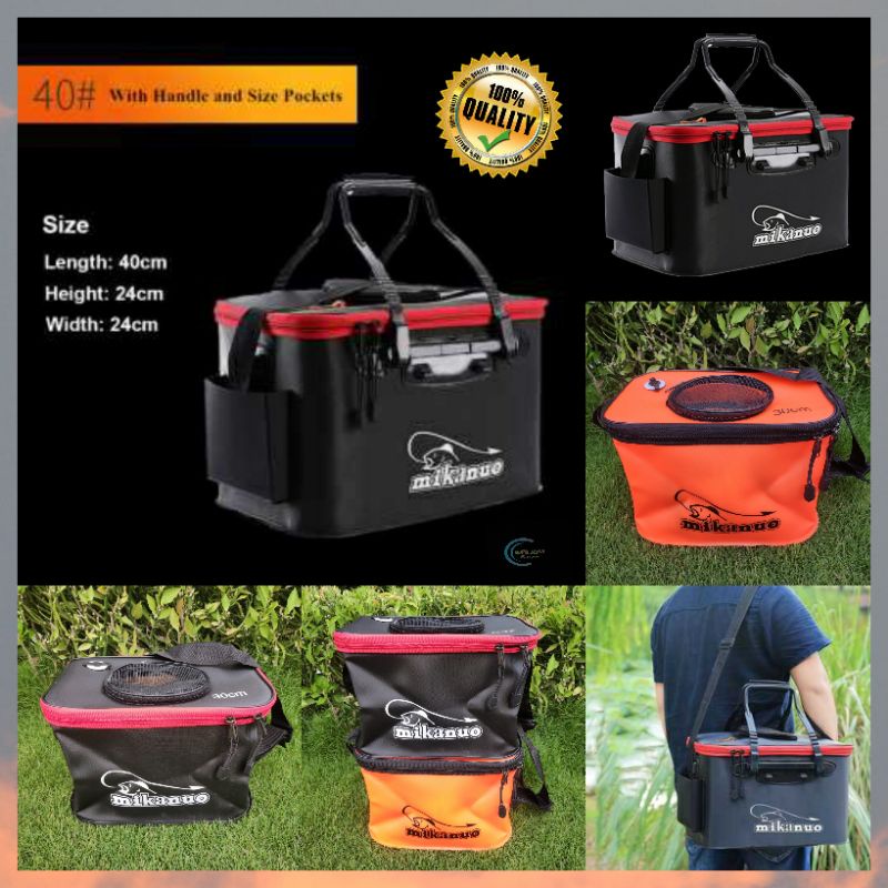Tas Box Umpan Hidup Mancing Walk Fish