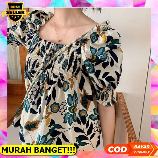 Blouse Wanita Blous Blues 2021 Blose Blus Bluse Murah 2022 Kekinian Kondangan Import Terbaru [Shinta