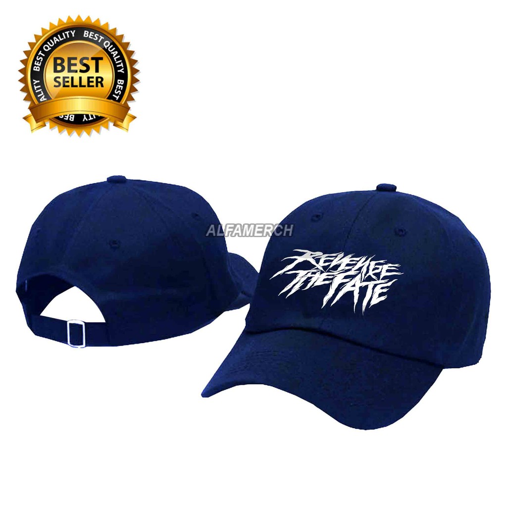 KEREN  Topi BASEBALL Navy REVEGE THE FATE RTF Distro Pria Wanita Warung Kaos