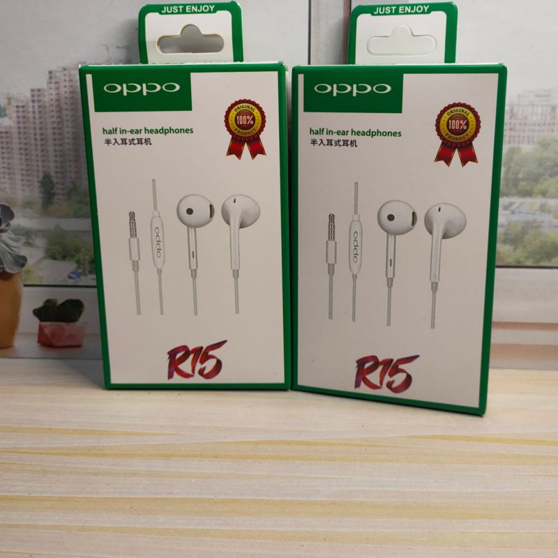 HEADSET OPPO ORIGINAL HANDSFREE EARPHONE F11 PRO F9 A3S A7 A5S F7 F5 FIND X R15 R11 R9 R7