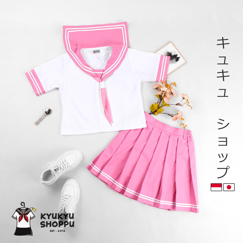 (READY STOCK) Astolfo - FGO Costume By KYUKYU (Ky002c) High Quality REAL PIC -Seragam sekolah jepang