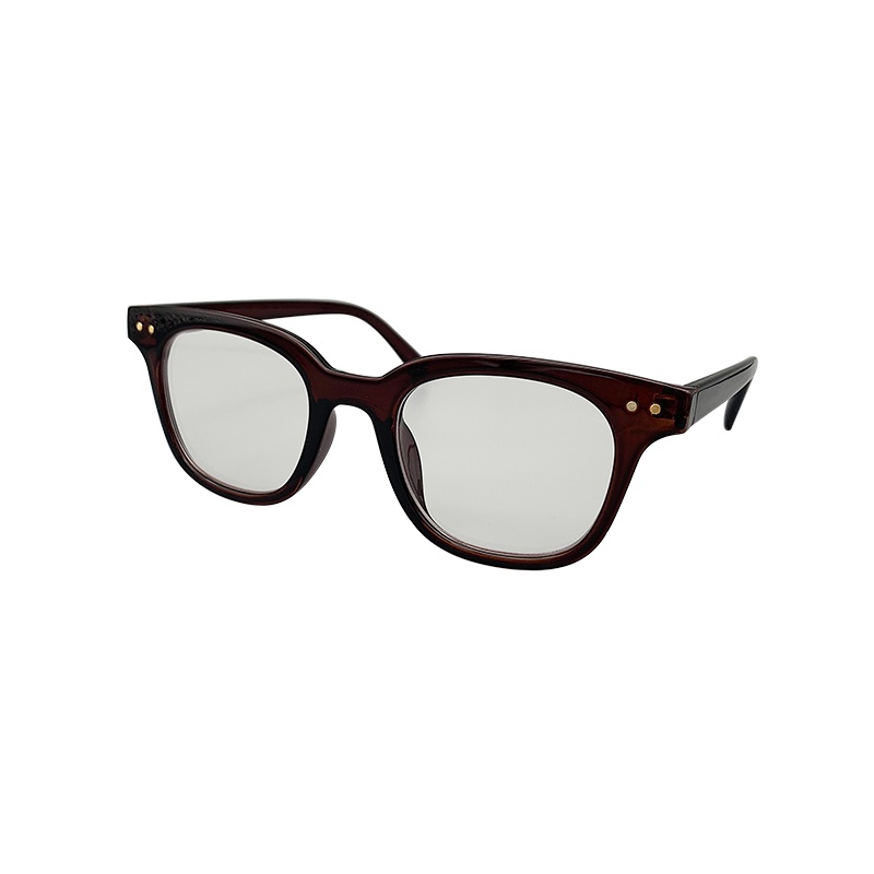 Kacamata Wanita Model Korea Retro Slim Frame Tebal Warna Hitam