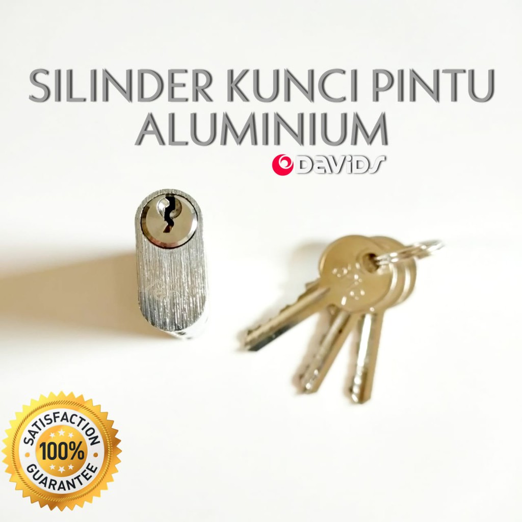 Cylinder Silinder kunci pintu alumunium