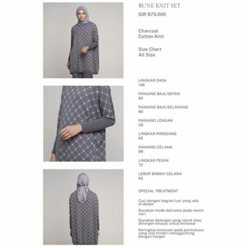 BENANG JARUM SIGNATURE BUTTONSCARVES COMFY SET  SWEATER+PANTS TERBARU EMBUN BLOUSE PANTS BENANG JARU