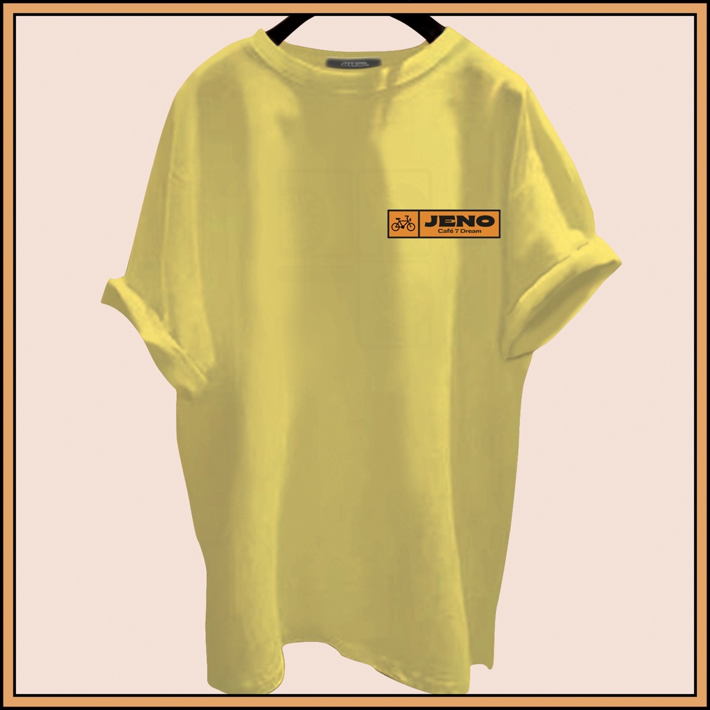 CALVIERO SHOP - BAJU KAOS ATASAN WANITA JEN LOGO PRINT