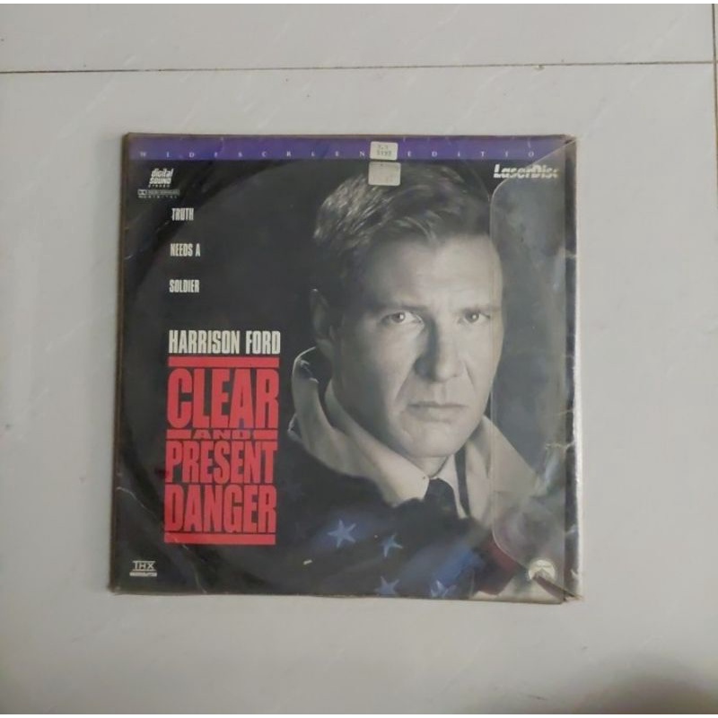 Kaset Laser disc Clear and Present Danger