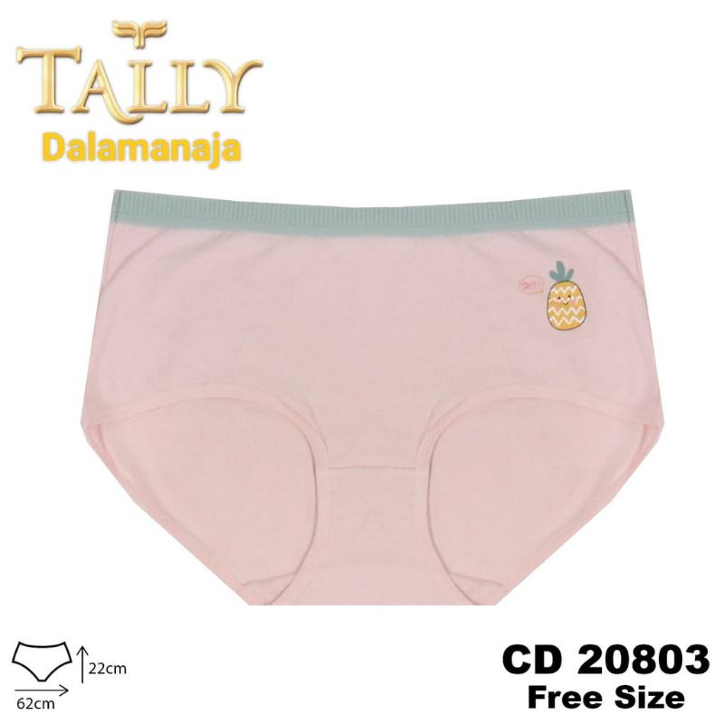 TALLY Celana dalam Wanita Katun 20803 free fit to L-XL Teen Collection