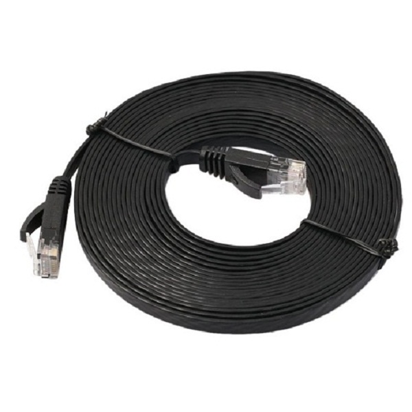 Kabel Lan Flat 30m Cat 6  - 66927hitam