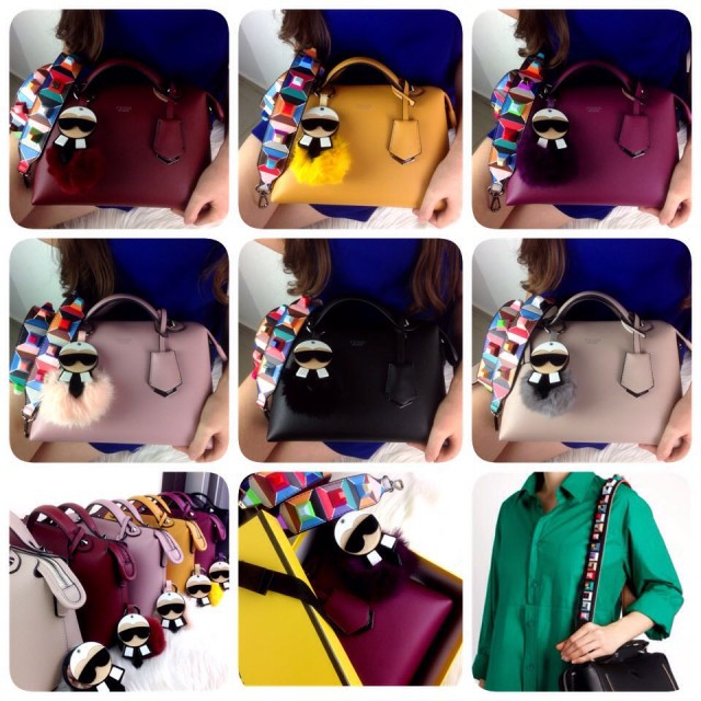 Tas  FENDI BYTHEWAY BOSTON MULTI YOU KARLITO MIRROR CHARMS WITH BOX 72121