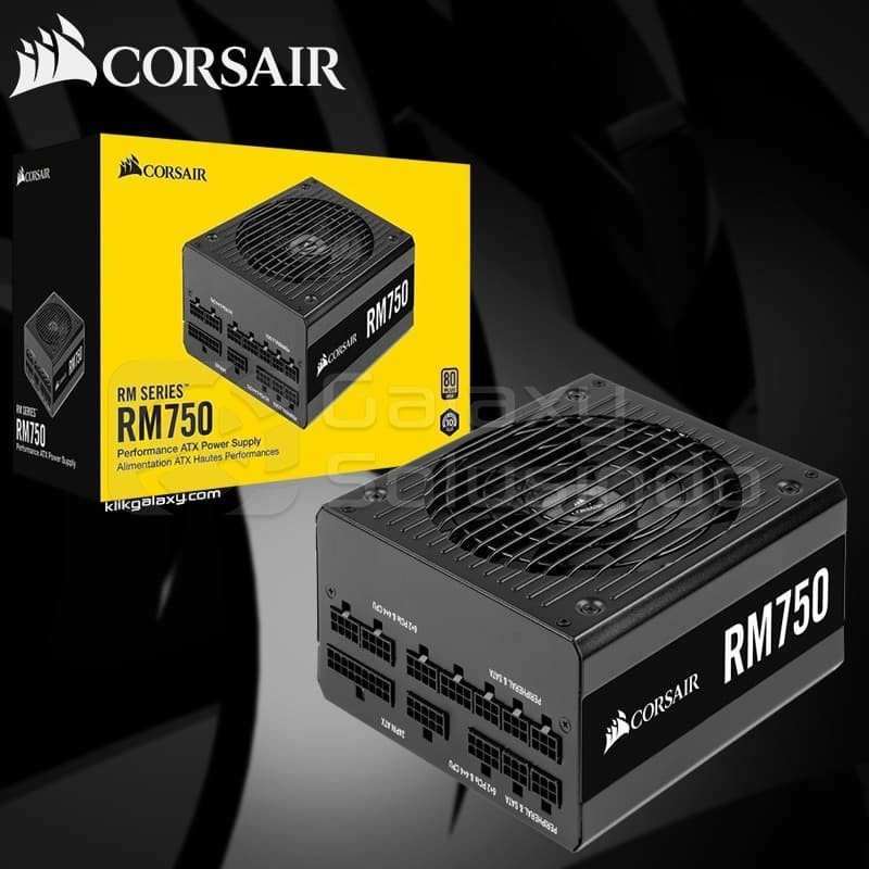 Power Supply Corsair RM750 750Watt 80 PLUS Gold Certified Full Modular