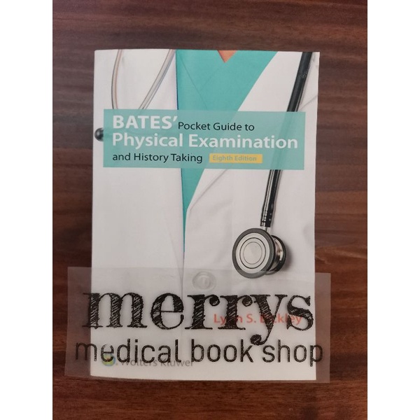 Buku Kedokteran Bates Pocket Guide to Physical Examination and History Taking 8e