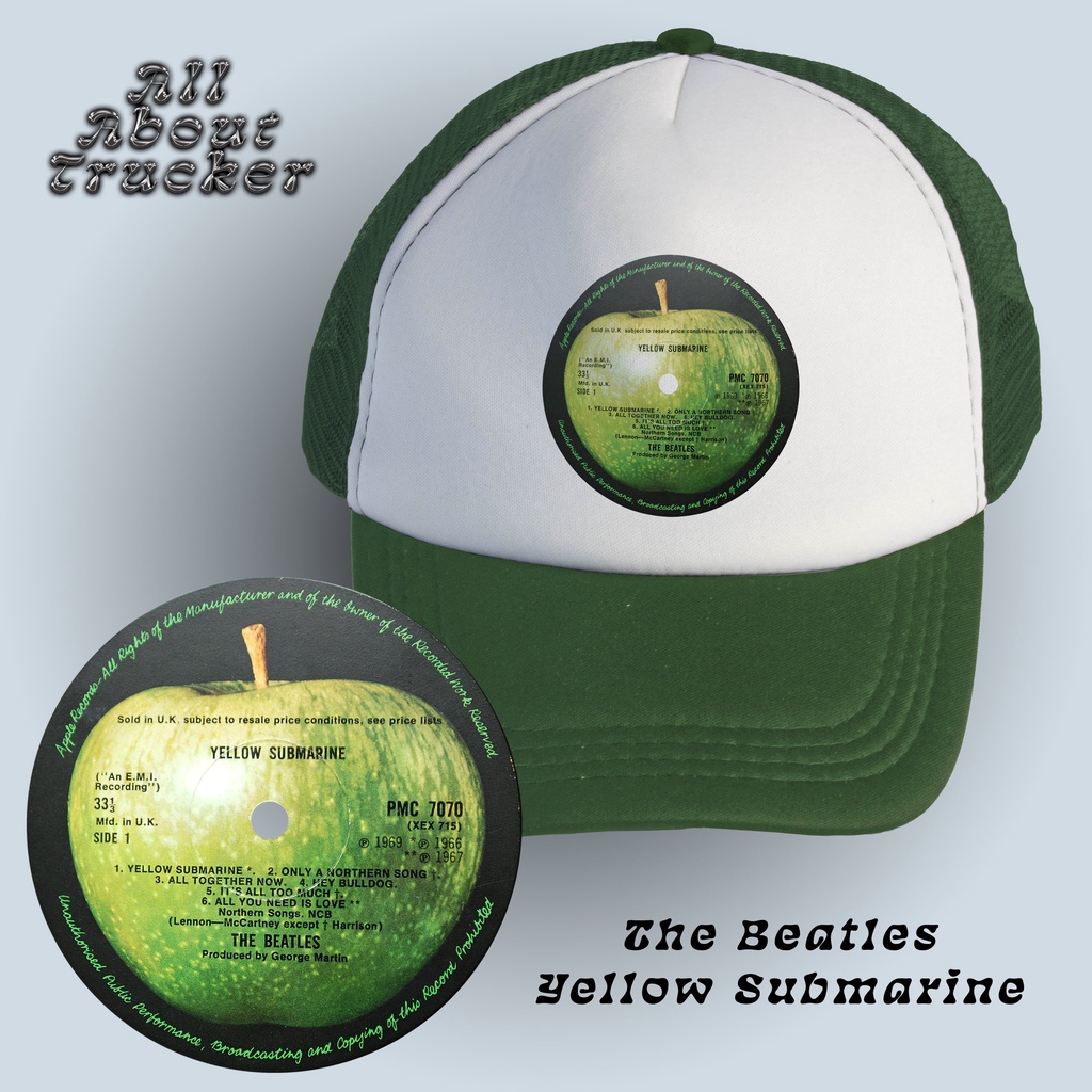 Trucker Hat The Beatles - Yellow Submarine | CD Edition | Topi Jaring The Beatles