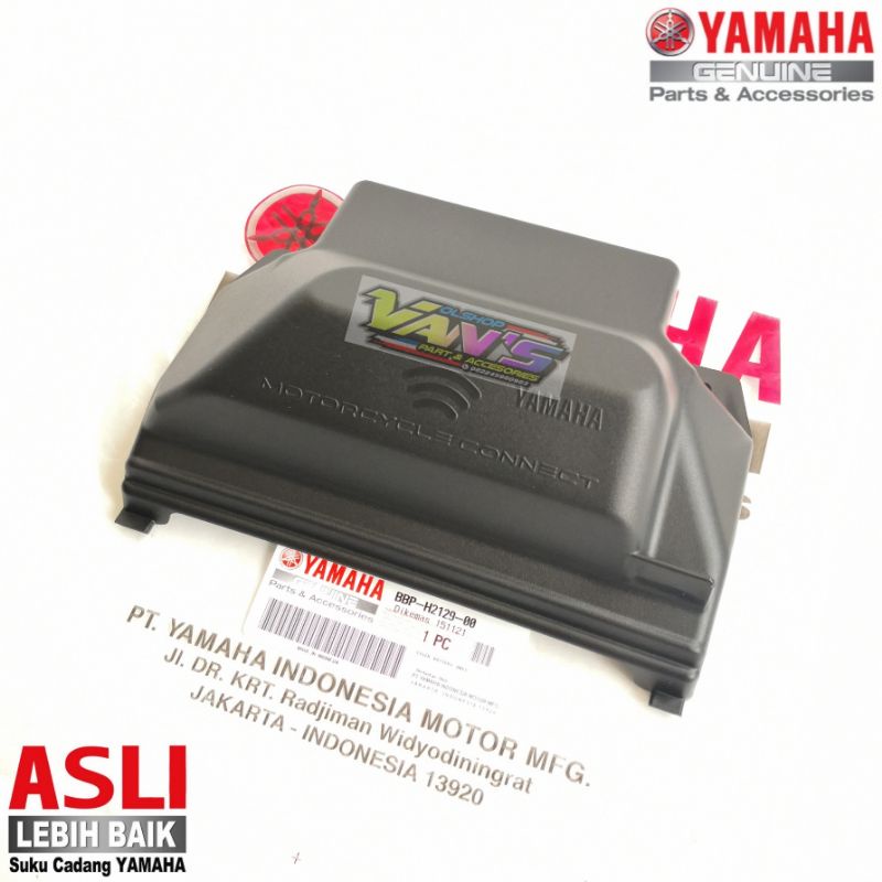Cover Battery Tutup Aki New Aerox 155 Connected 2021-2024 Original Yamaha Genuine Parts