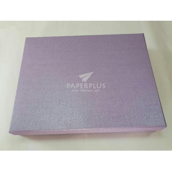 

Best Product!!! Kotak Kado / Kotak Hadiah / Gift Box Jumbo Type A Embose Violet - Paling Dicari