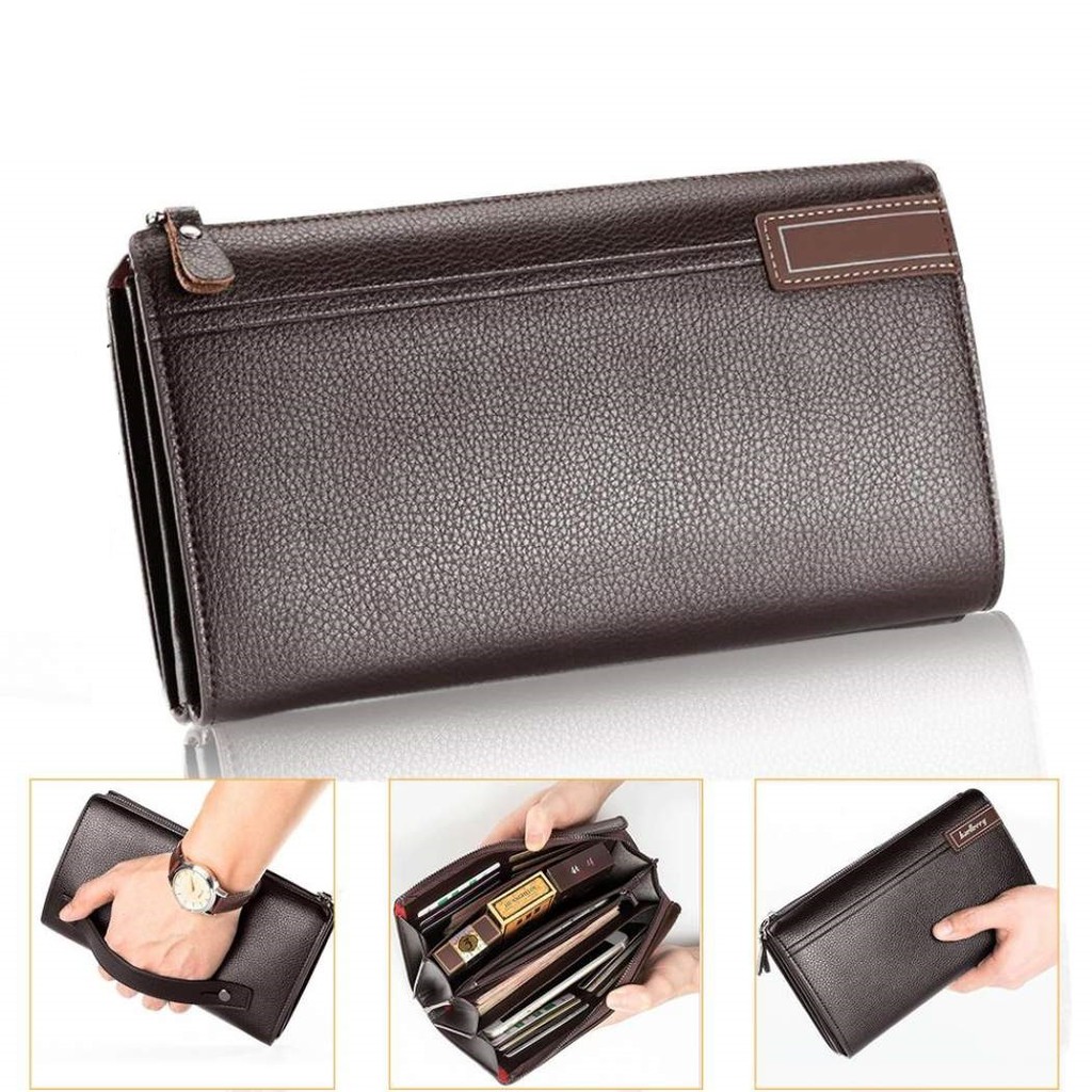 Dompet Clutch Wanita Import dengan banyak kompartmen dan banyak slot