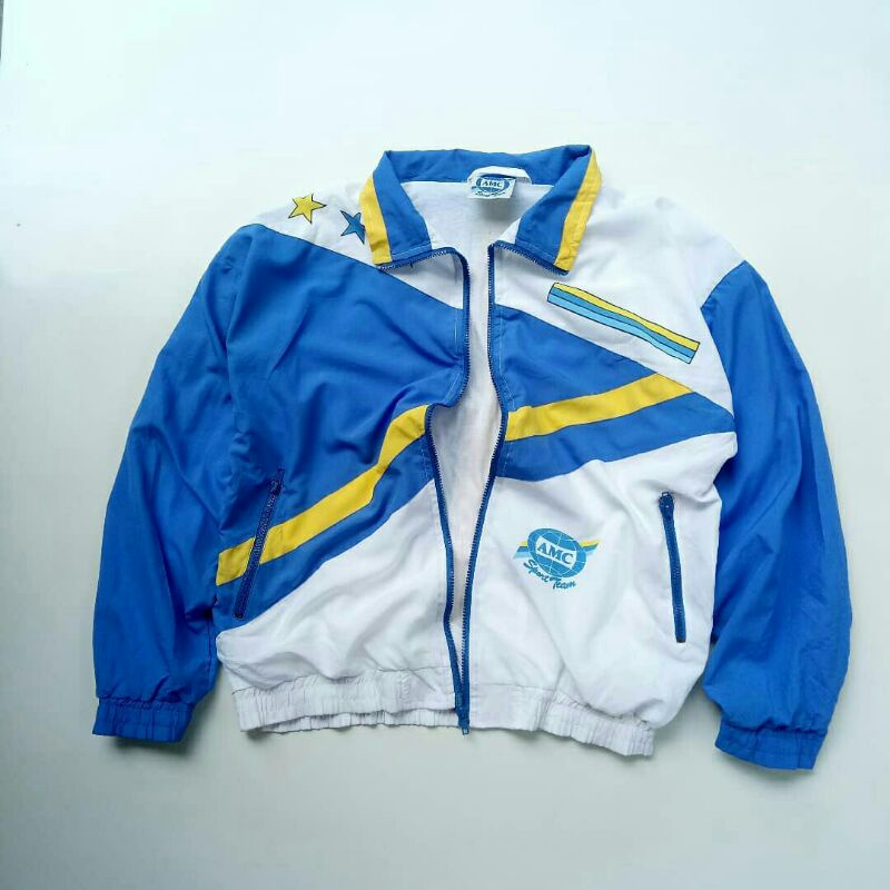 JAKET VINTAGE COLORBLOCK AMC SPORT TEAM SECOND/THRIFT