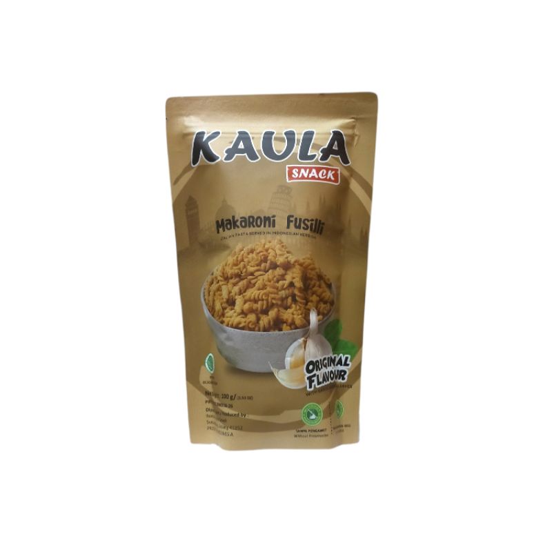 

Makaroni Fusilli KAULA SNACK Berat Bersih 100g