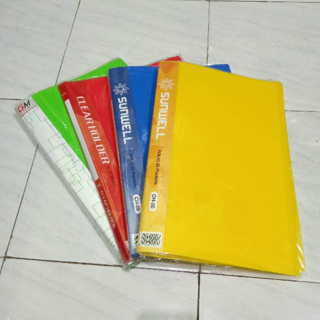 

Map Clear Holder Folio 20 Pocket / Map Display Book / Map Plastik (Acb Berkah Stationery)
