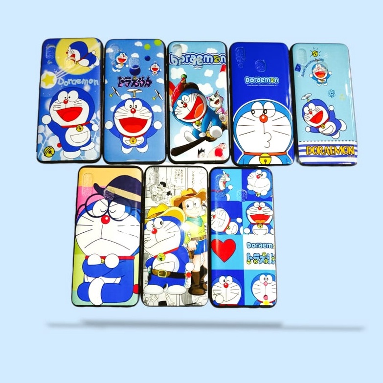 Case Samsung Galaxy M20 motif kartun Mickey mouse, Keroppi, Doraemon, HelloKity,- Casing Realpict