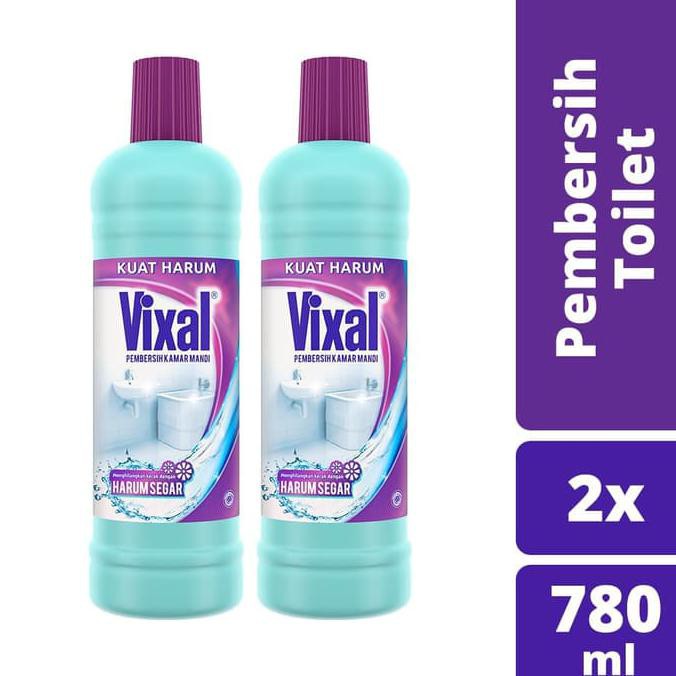 Vixal Pembersih Porselen Kuat Harum 780Ml Twinpack