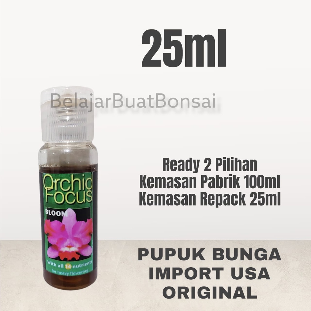 PUPUK CAIR BUNGA ANGGREK ORCHID FOCUS BLOOM 100ML