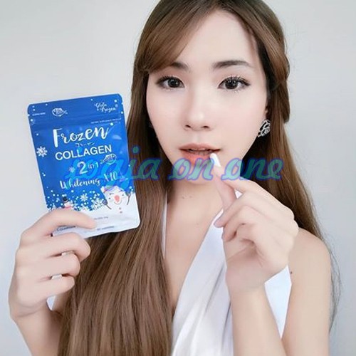 Kulit Putih Bersih mulus Bercahaya frozen collagen whittening asli suplemen Pemutih Wajah Badan
