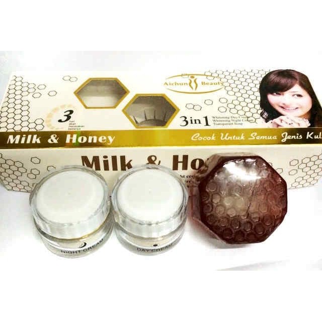Cream Aichun Beauty Milk & Honey BPOM