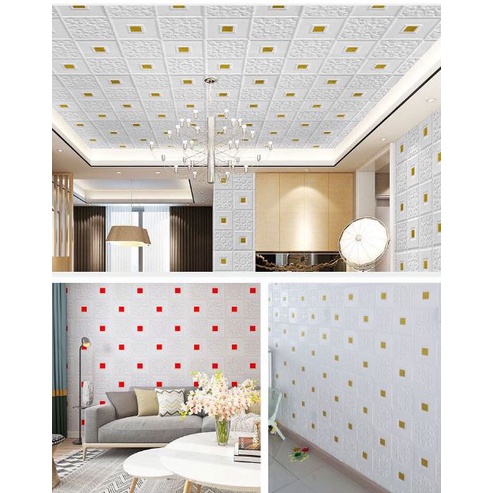 Hiasan Wallpaper Dinding Aksesoris Dekorasi wallpaper sticker motif Glitter dan Permata 520