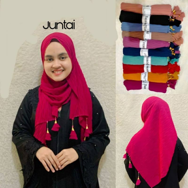 Hijab pashmina tali juntay cruty bebydoll