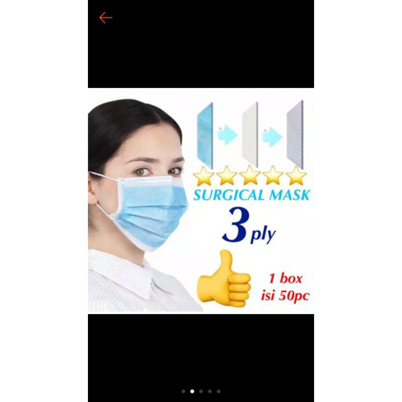 Masker Kesehatan Masker 3 ply Masker Medis