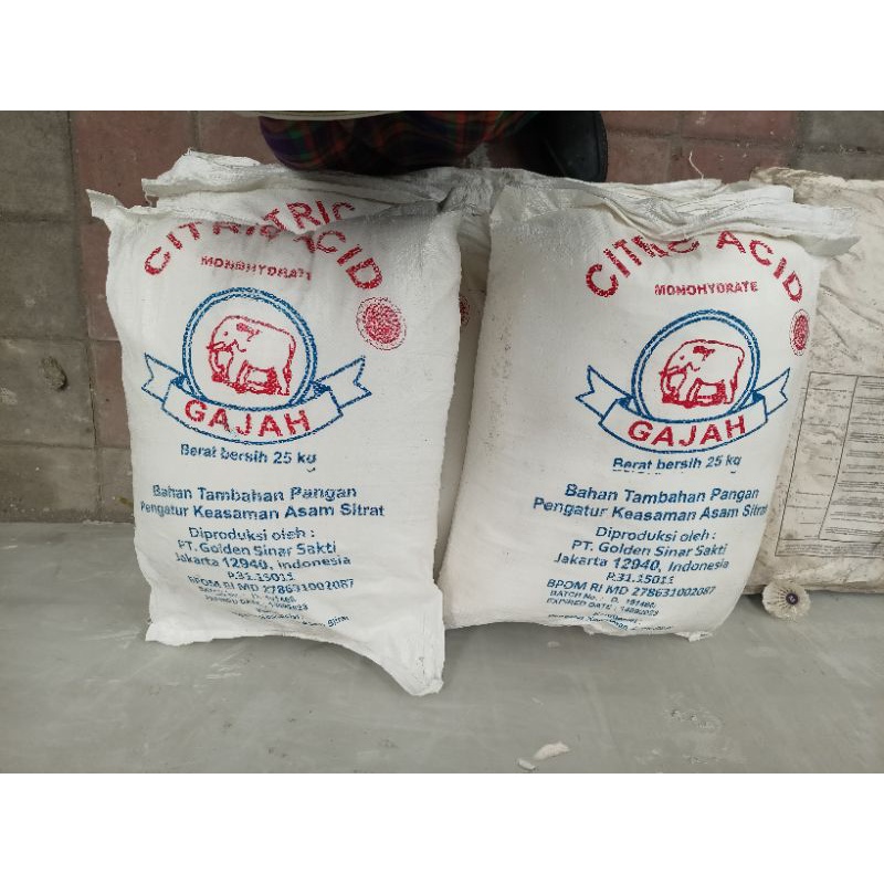 Citric acid 1Kg, Sitrun 1Kg, Food grade, sitrun pembersih 1Kg, Sitrun cap gajah 1Kg, Sitrun makanan