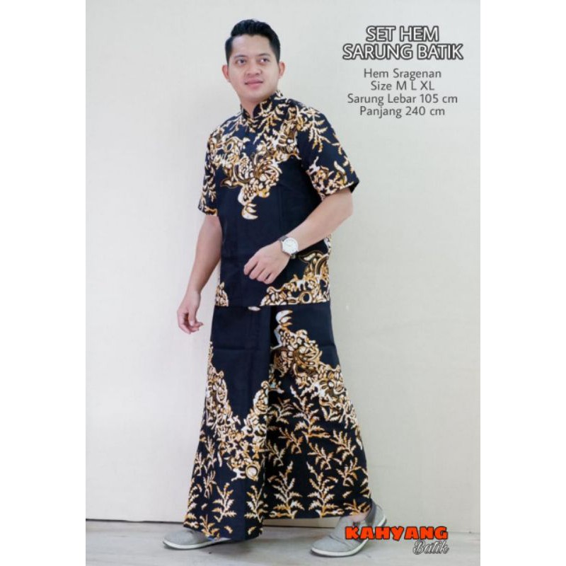 KEMEJA + SARUNG BATIK