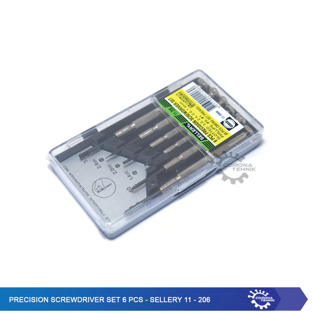 Precision Screwdriver Set 6 Pcs - Sellery 11-206