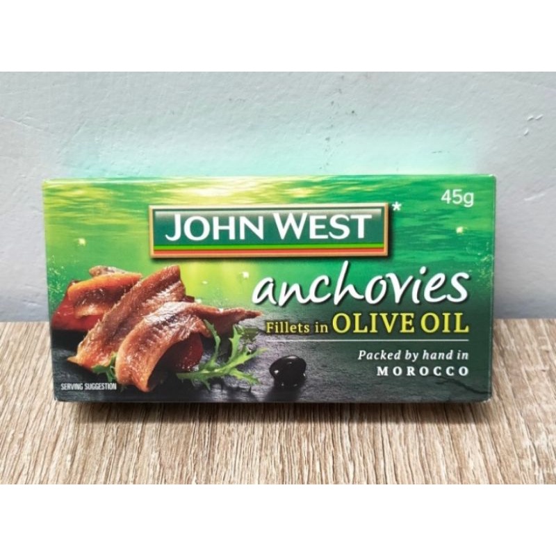 

John west anchovy anchovies 45gr johnwest